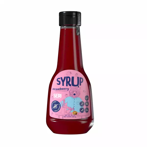 Serifoods Syrups 14.10 Oz - Sugar free - Vegan - Chocolate. Maple. Strawberry. Caramel.