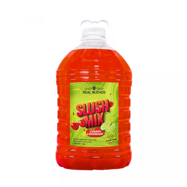 Slushie Mix 1:5 - Cherry Lemonade - 128 fl oz - Pure Cane Sugar - Natural