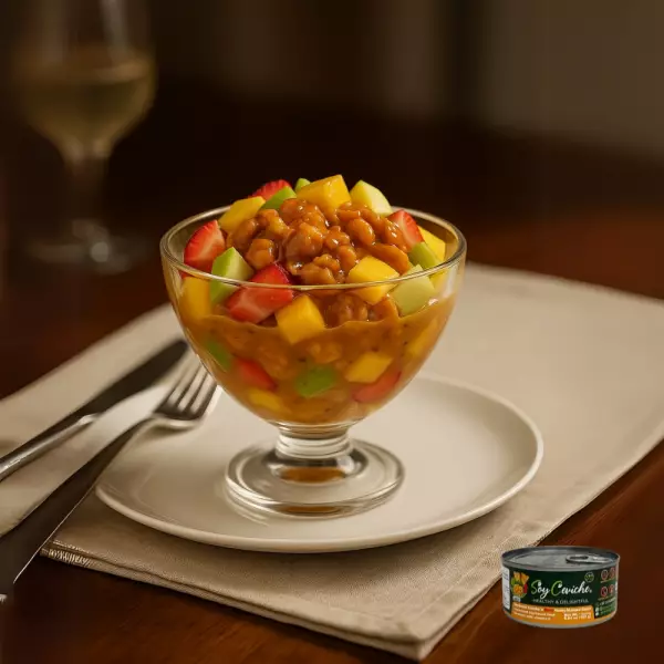 Soy Ceviche–4-Pack: Honey Mustard & BBQ (Spicy/Mild)–5.64oz–Vegan, GF, Ready-to-Eat