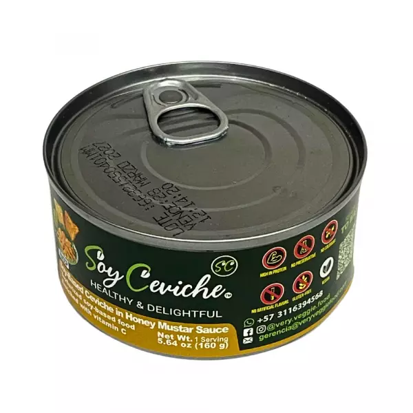 Soy Ceviche 4Pack Tomato Thousand Island BBQ Honey Mustard 5.64oz Vegan Gluten Free