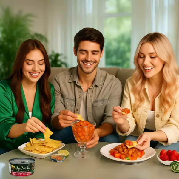 Soy Ceviche 4Pack Tomato Thousand Island BBQ Honey Mustard 5.64oz Vegan Gluten Free