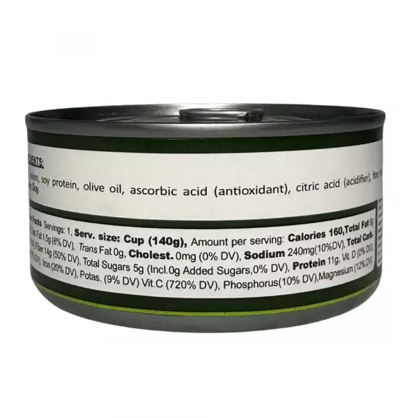 Soy Ceviche in Olive Oil – 5,64oz – Vegan protein – Gluten free – High fiber – No added sugar