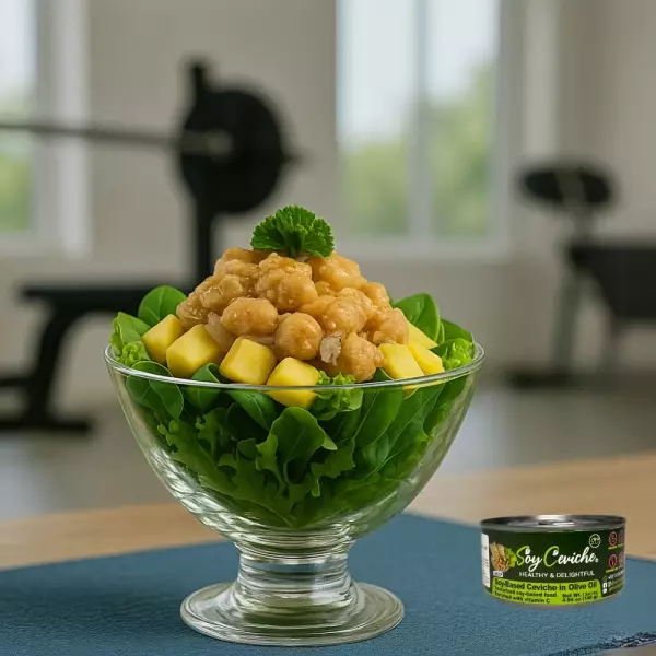 Soy Ceviche in Olive Oil – 5,64oz – Vegan protein – Gluten free – High fiber – No added sugar