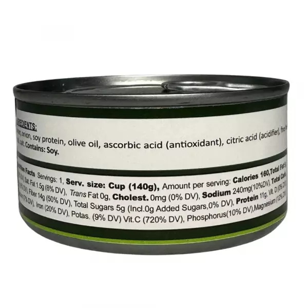 Soy Ceviche in Spicy Olive Oil–5,64oz–Vegan Protein–Gluten free–High fiber–No added sugar