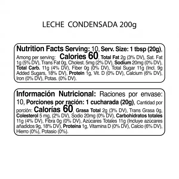 Sweetened Condensed Milk-7 oz-High quality-Unmatched sweetness and creaminess.