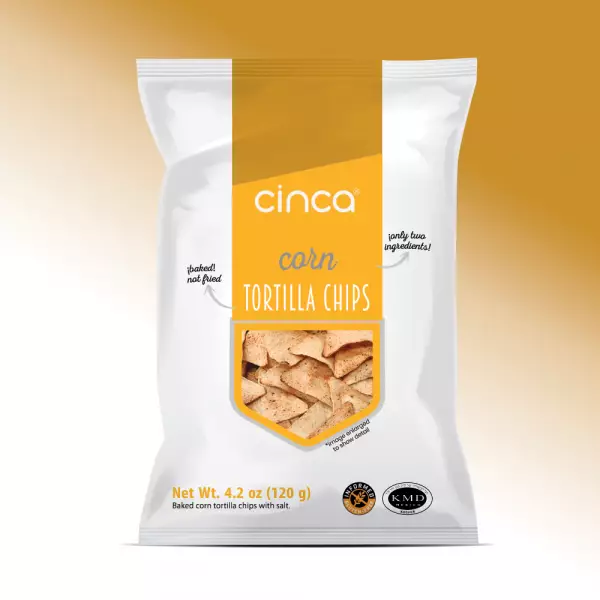 Corn chips / 120 grams / Vegan / Clean label / No preservatives