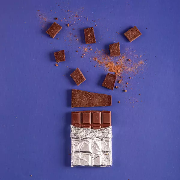 Dark Chocolate Bar 2.5 Oz Single Almonds And Sea Salt