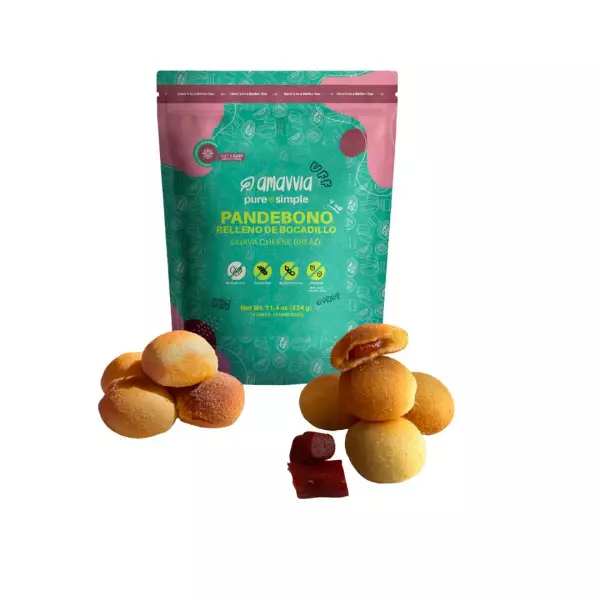 Guava Cheese bread / gluten free / sugar free / frozen /  12 units / 10.5 oz