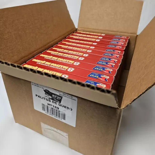 Palitos de Queso / Cheese Breadsticks Size Per Unit 12.1 Oz  12x8 units
