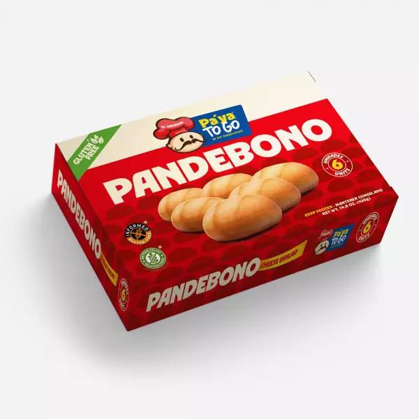 Pandebono / Yuca Cheese Bread  14.8  Oz  12x6 Units