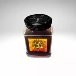 Pure bee honey. Square Plastic Jar - 48 oz