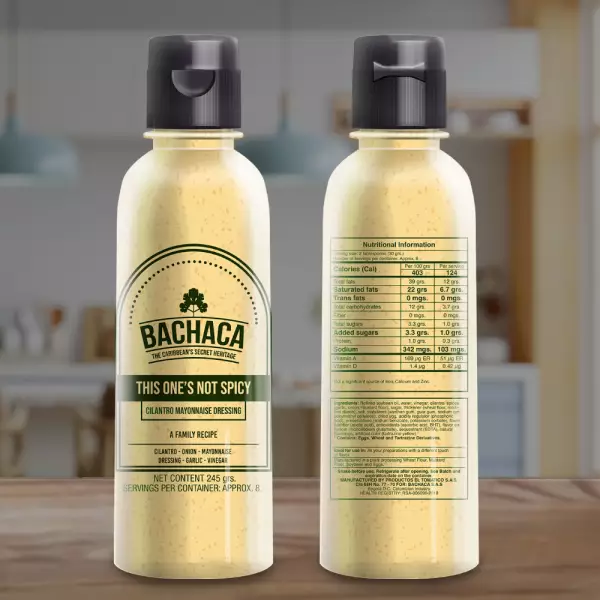 This One’S Not Spicy - Hot Sauce - Cilantro Mayonnaise Dressing - 8.8oz
