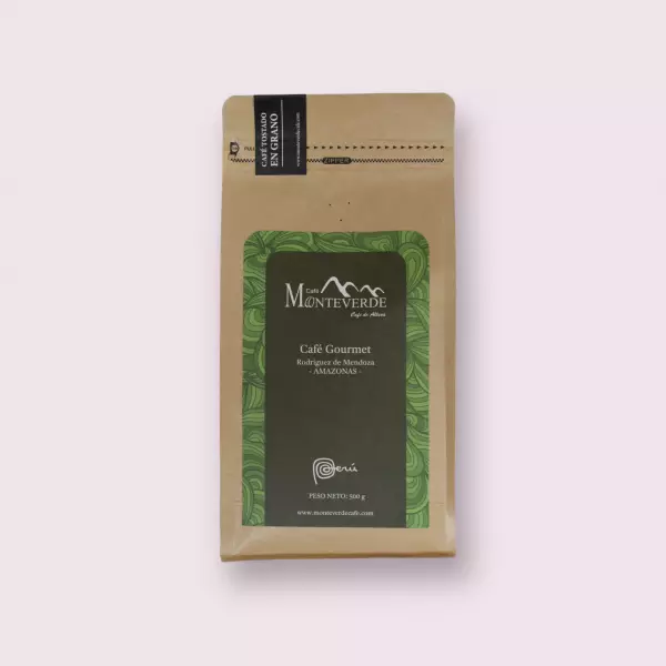 Wholebean Roasted Coffee / Café Monteverde / Organic / 17.64 Oz