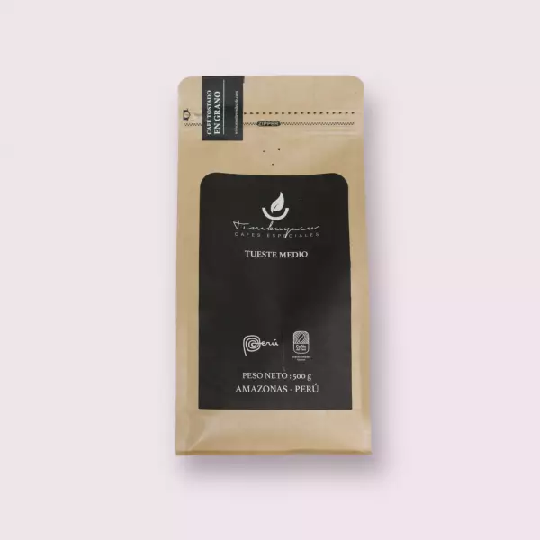 Wholebean Roasted Coffee / Café Timbuyacu / Organic / 17.64 Oz